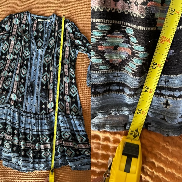 Anthropology Holding Horses Dress Size Small Blue - Picture 8 of 10